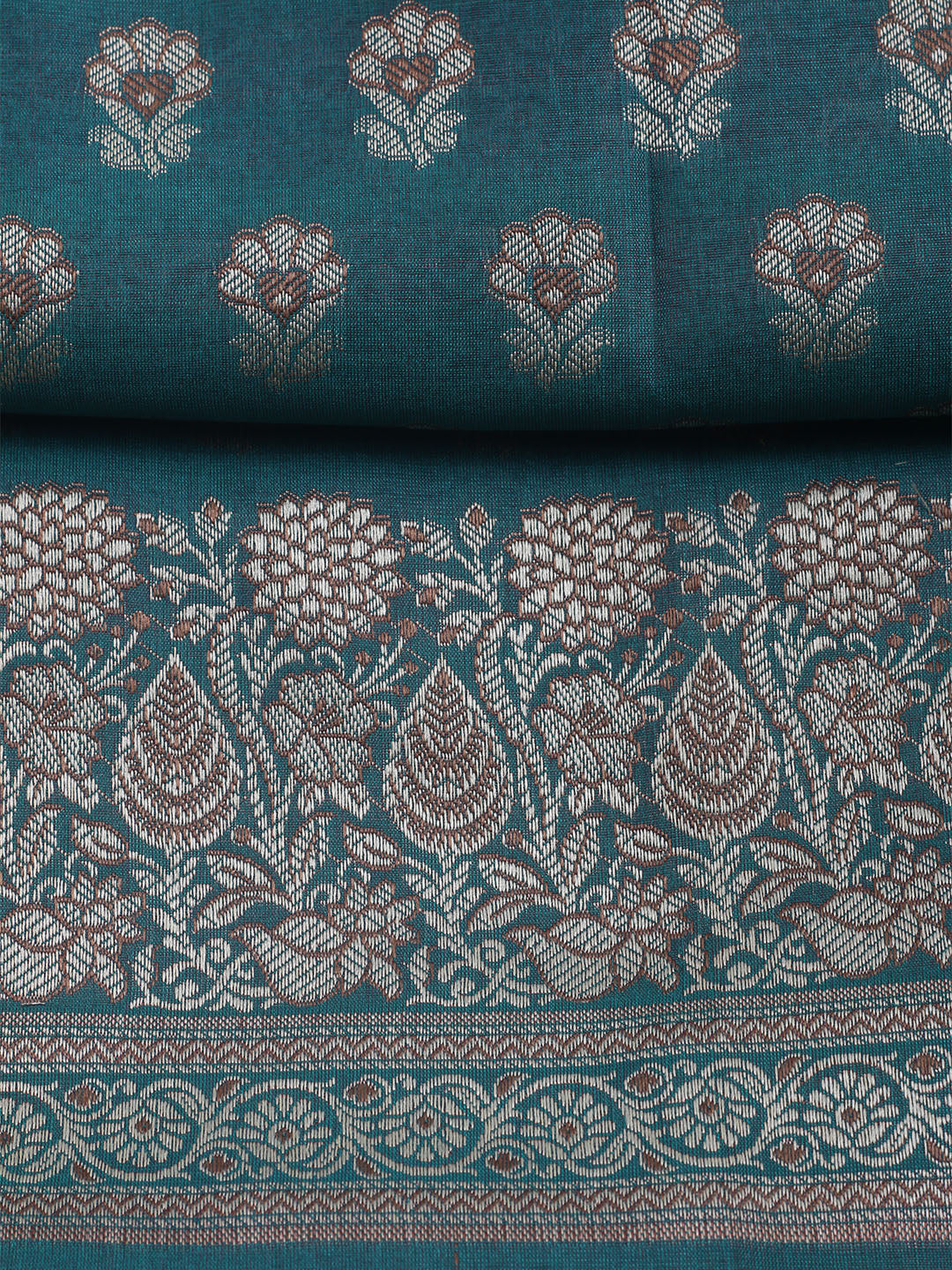 Banarasi Chanderi Unstitched Suit With Dupatta
