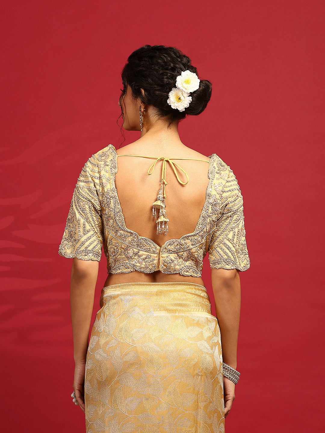 Embroidered Banarasi Saree