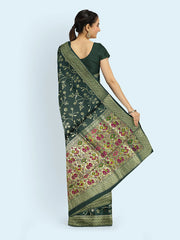 Zari Jaal Art Silk Woven Saree