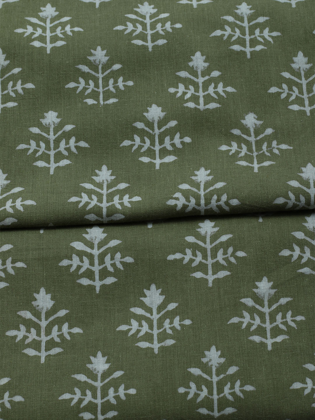 Printed Cotton Blend Unstitched Kurta With Pant &amp; Dupatta