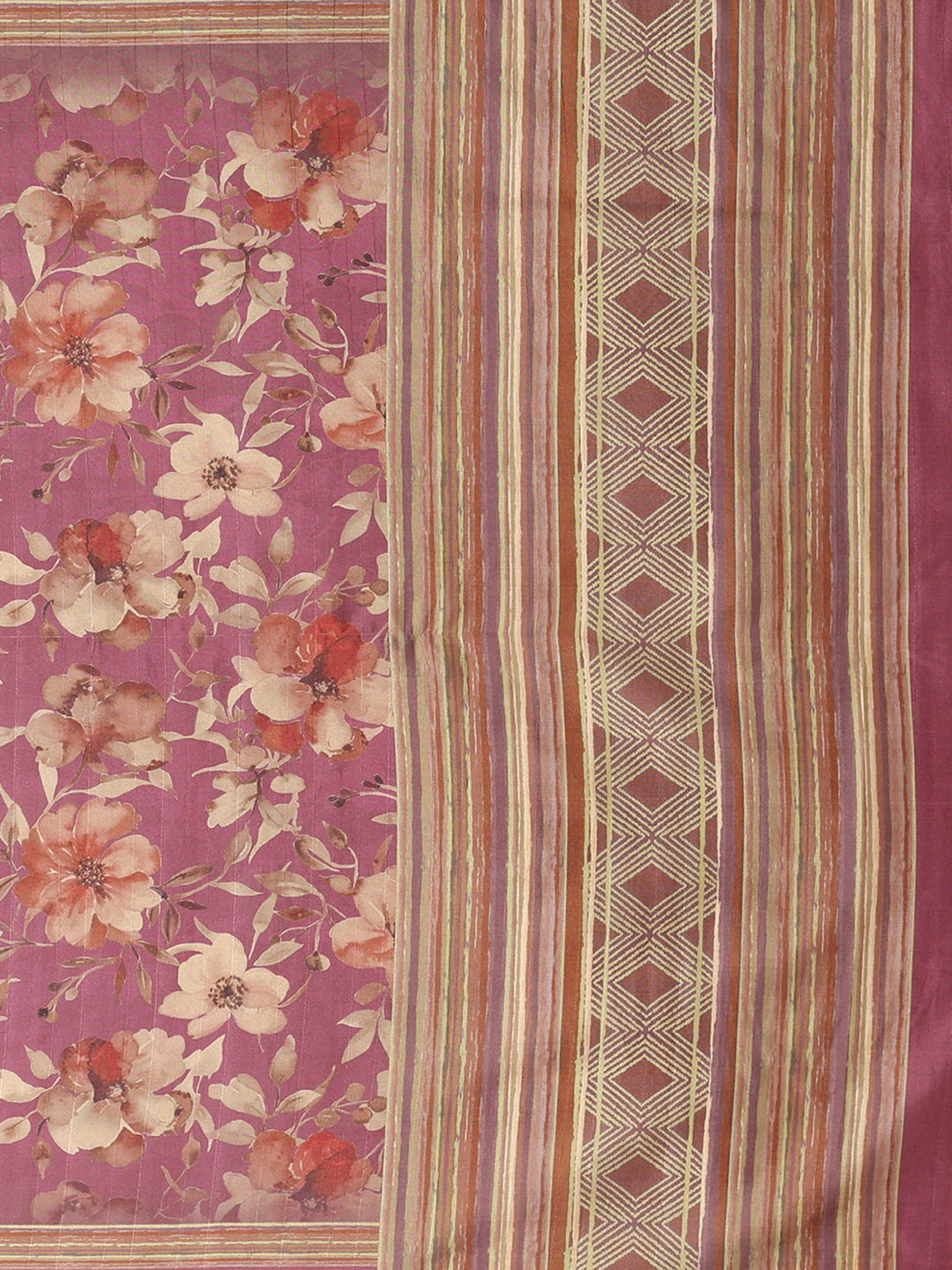 Printed Dola Silk Saree