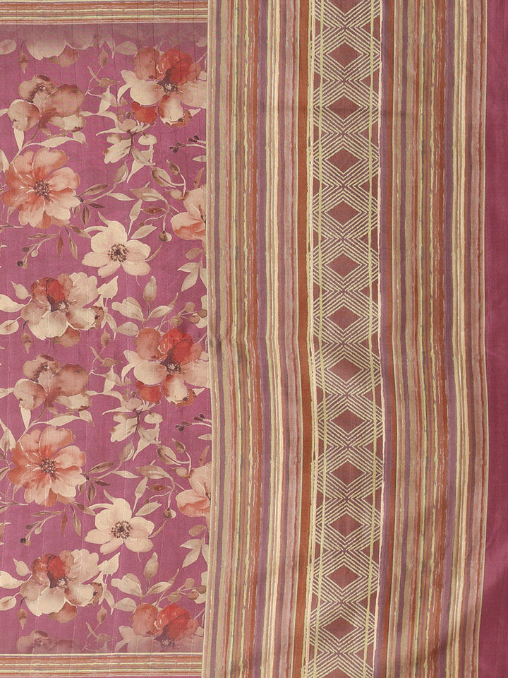 Printed Dola Silk Saree