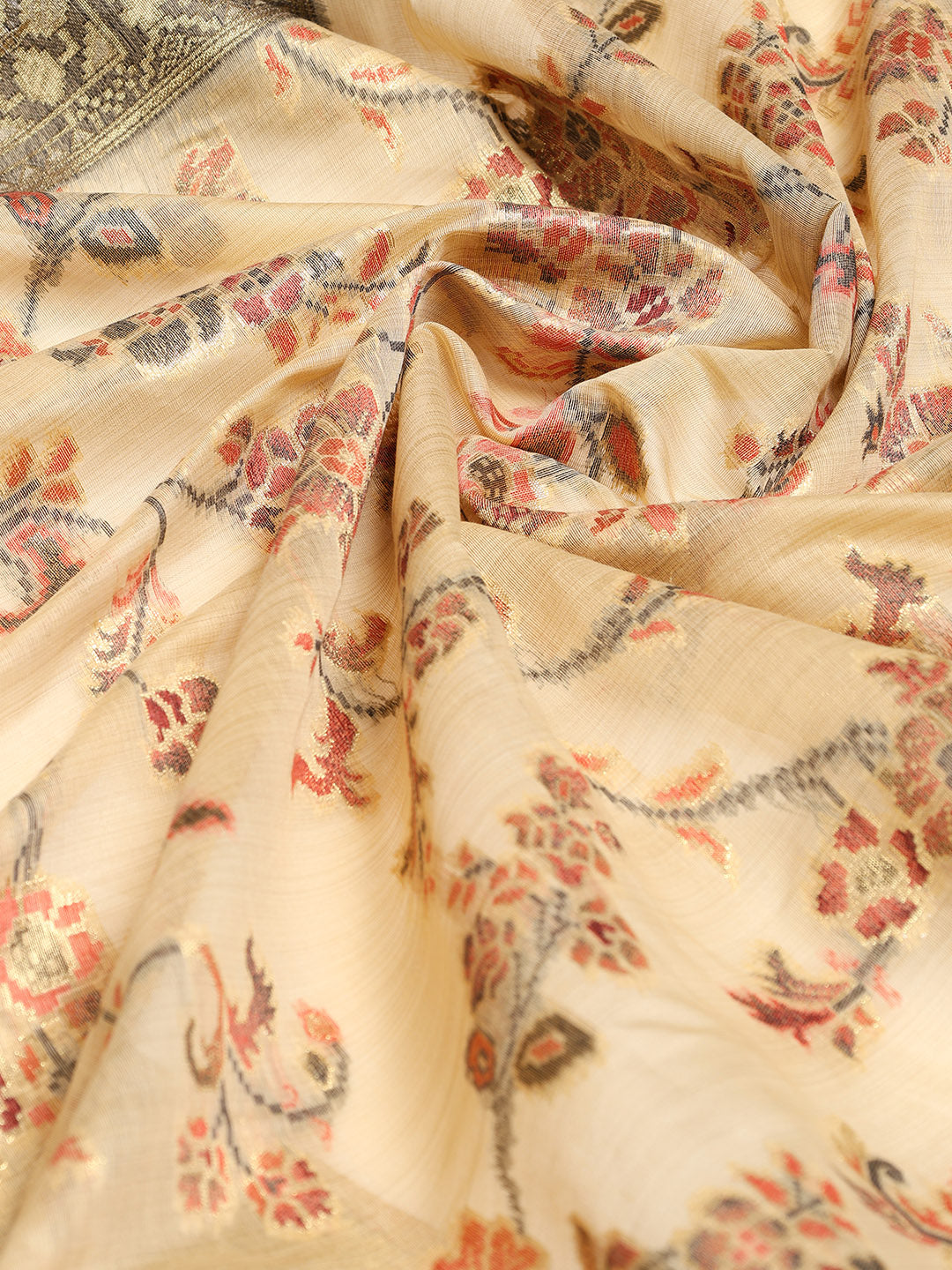 Zari Jaal Art Silk Woven Saree