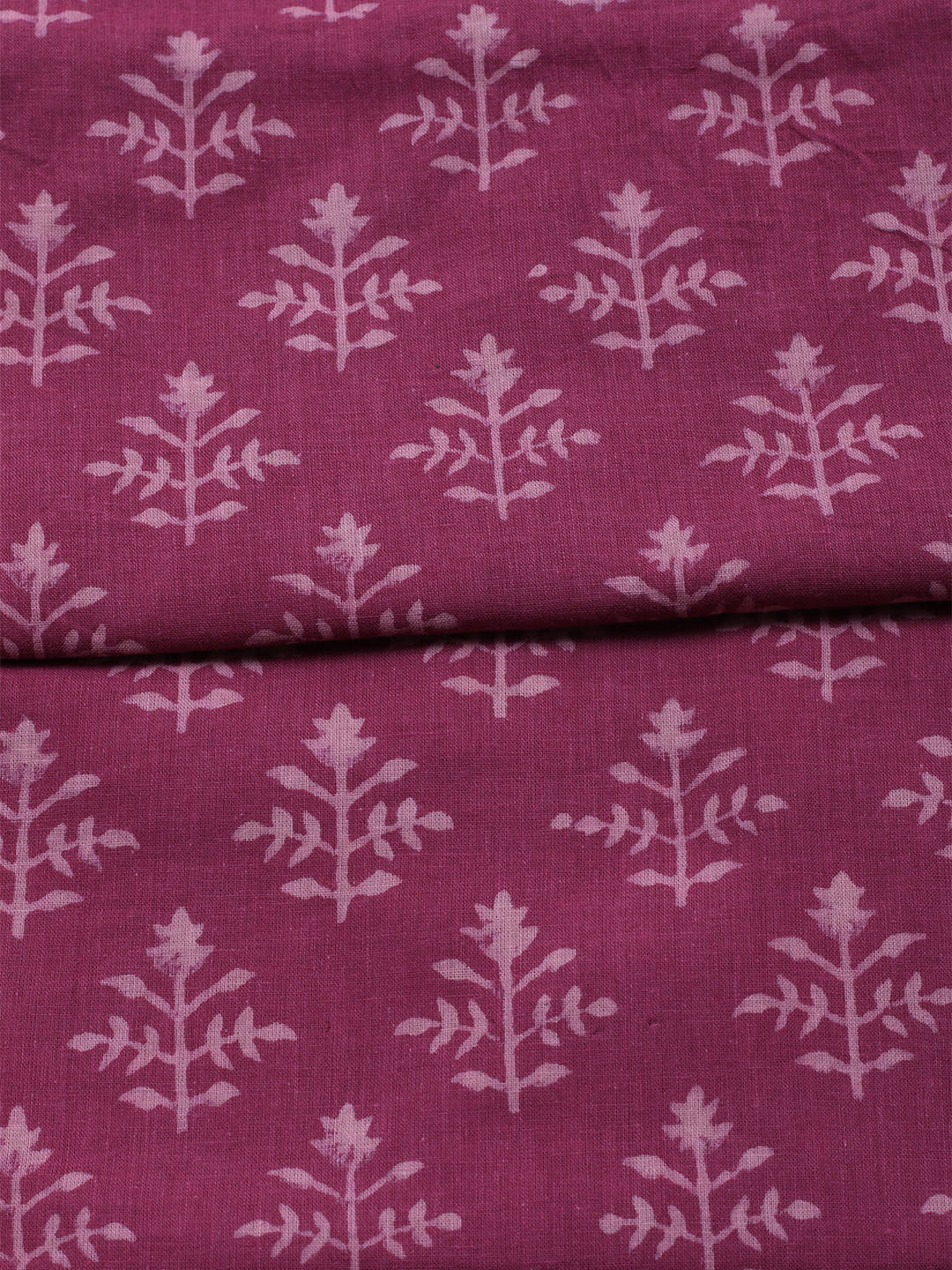 Printed Cotton Blend Unstitched Kurta With Pant &amp; Dupatta