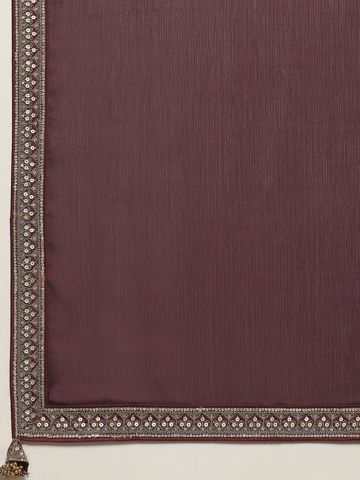 Stone Work Art Chiffon Saree