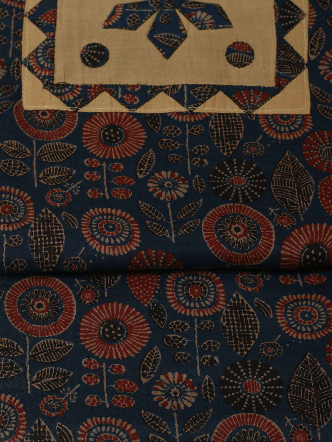 Printed Cotton Unstitched Suits Printed Suit With Pant &amp; Dupatta