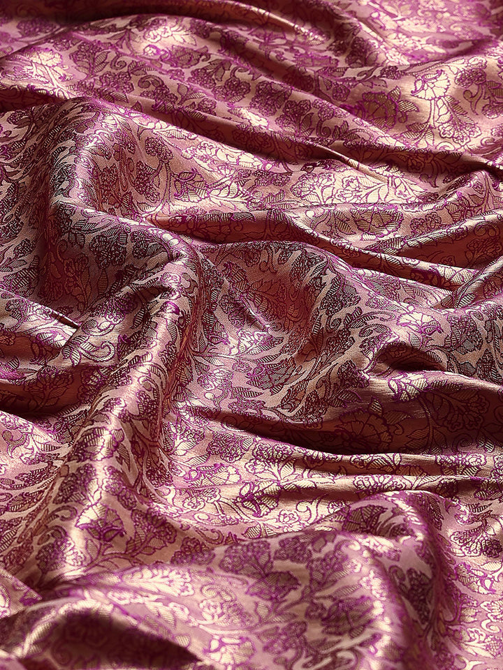 Woven Design Satin Saree