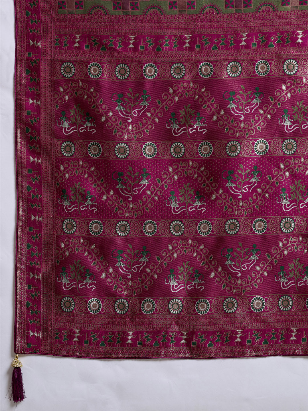 Woven Design Banarasi Silk Saree
