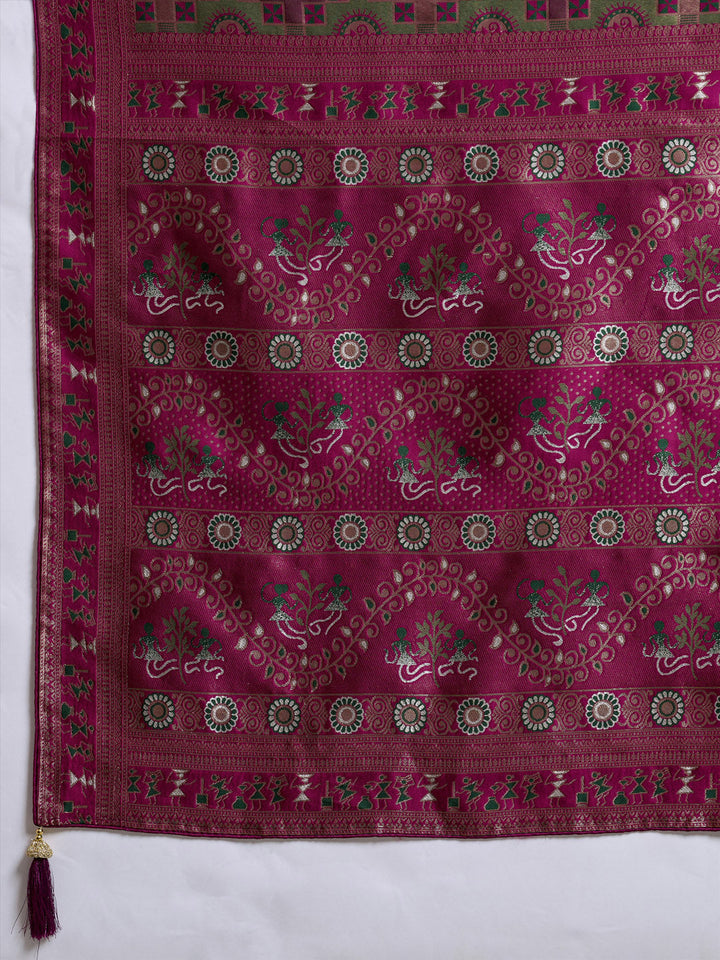 Woven Design Banarasi Silk Saree