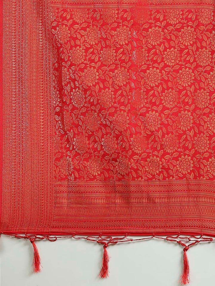 Plain Crepe Saree