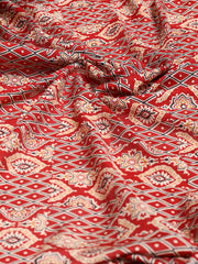 Digital Printed Cotton Blend Woven Saree
