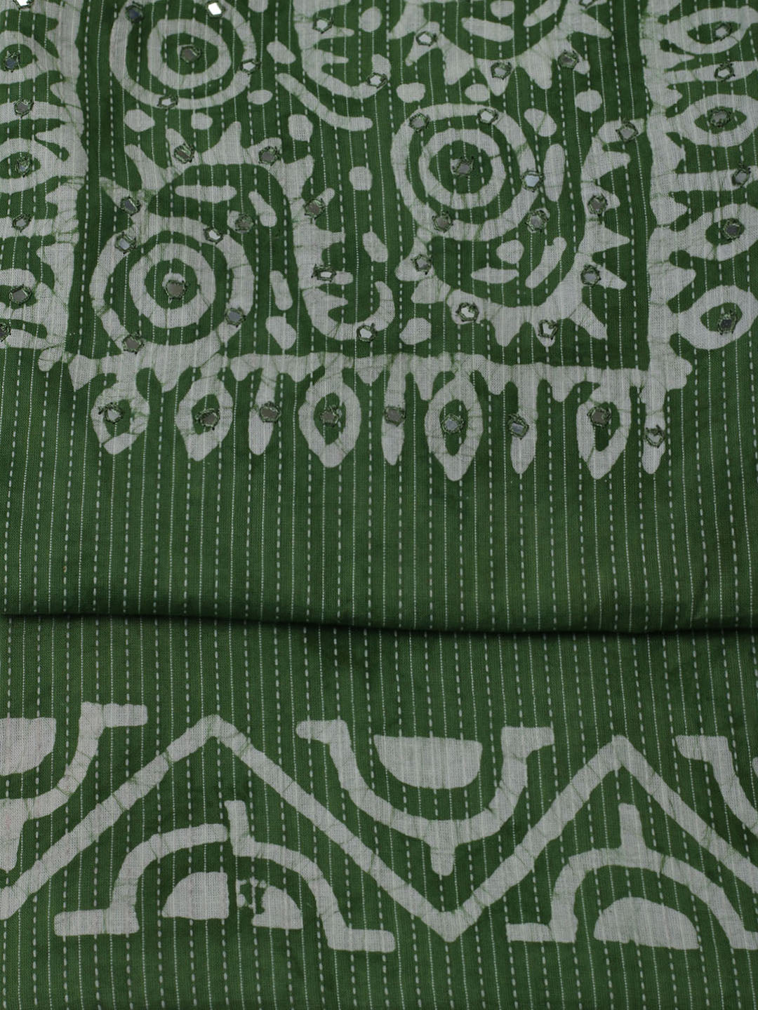Printed Cotton Unstitched Kurta With Pant &amp; Dupatta