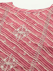 Embroidered Muslin Kurta