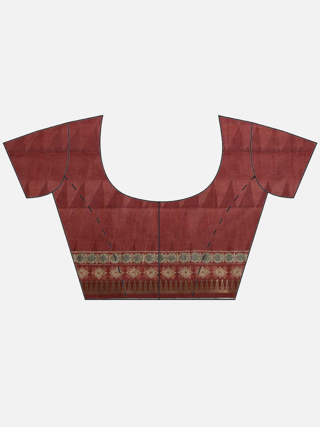 Printed Tussar Saree