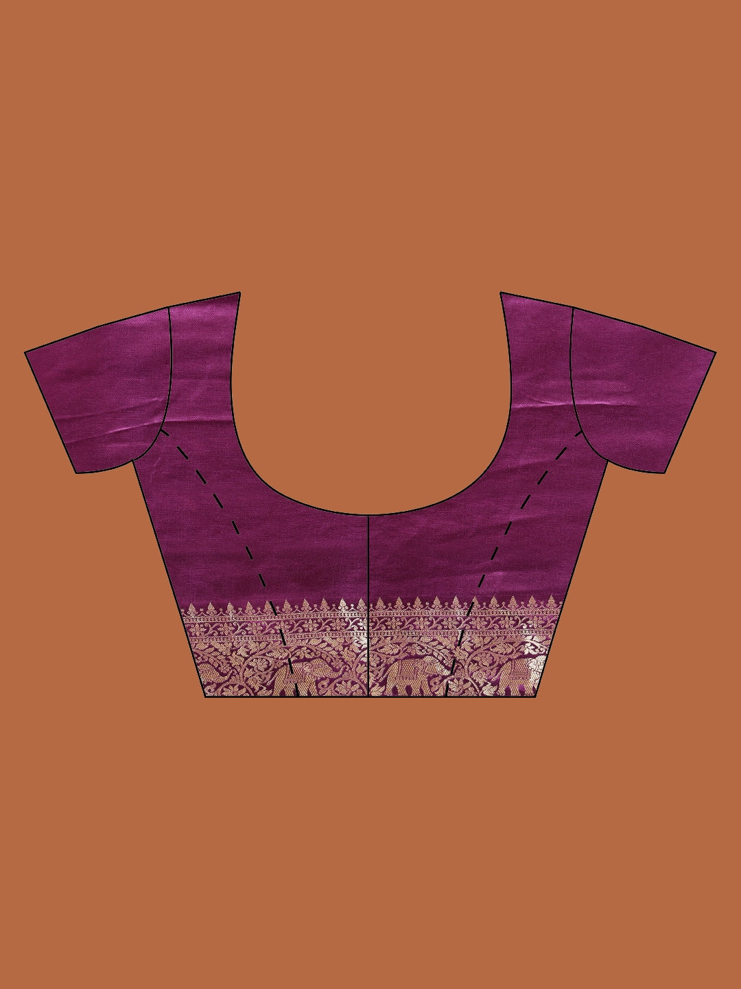 Woven Design Satin Saree