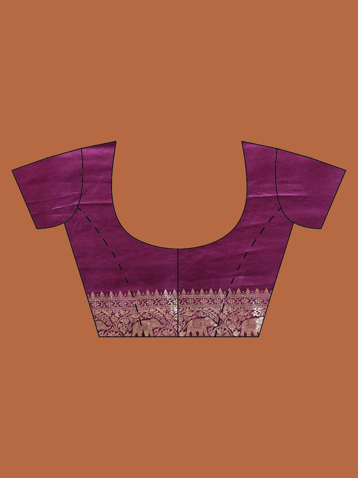 Woven Design Satin Saree