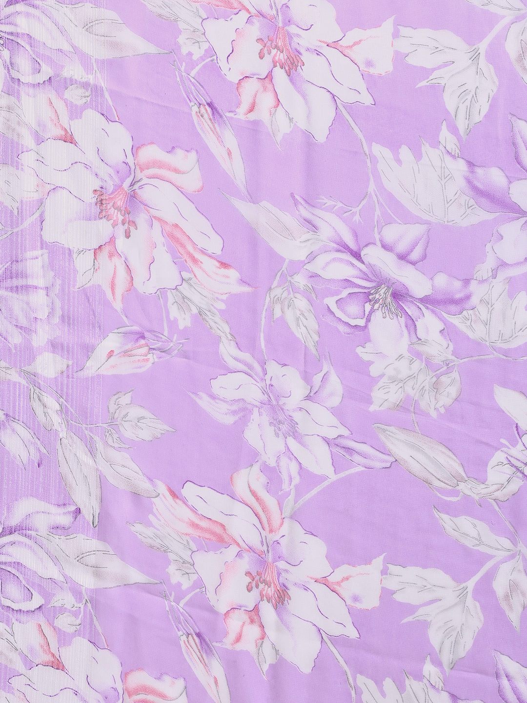 Floral Printed Georgette Saree
