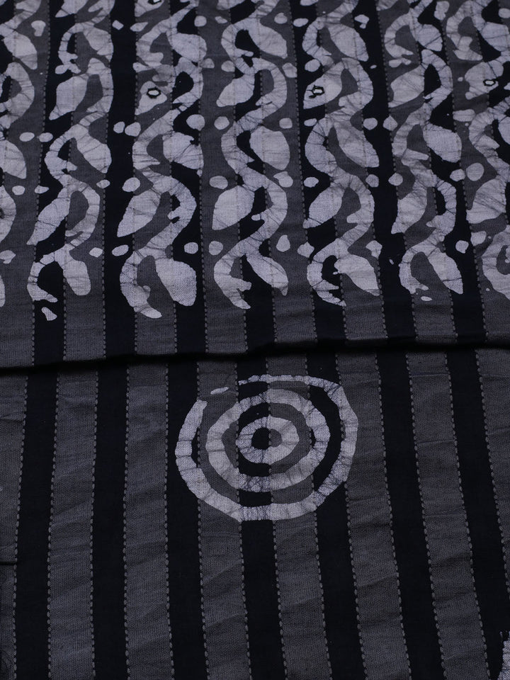 Printed Cotton Blend Unstitched Suit With Dupatta
