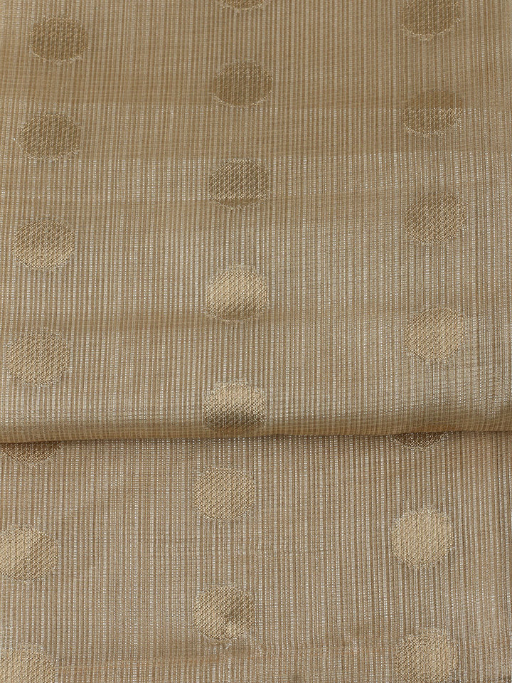 Woven Design Chanderi Unstitched Kurta With Pant &amp; Dupatta