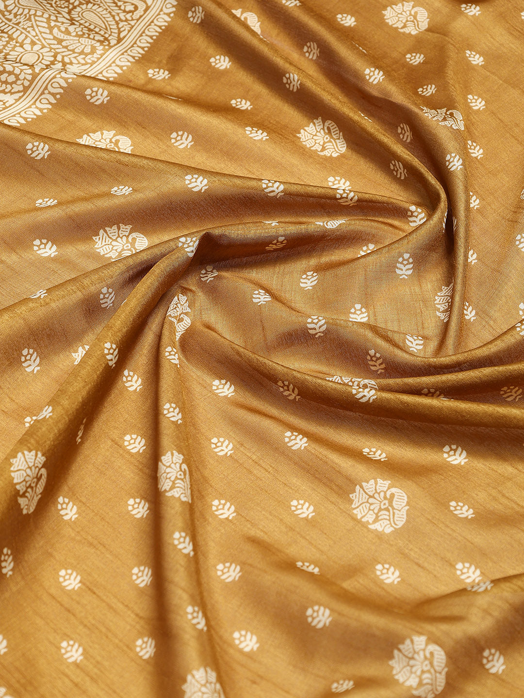 Printed Booti Dola Cotton Woven Saree
