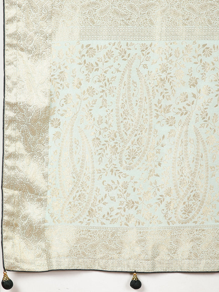 Zari Border Art Silk Woven Saree