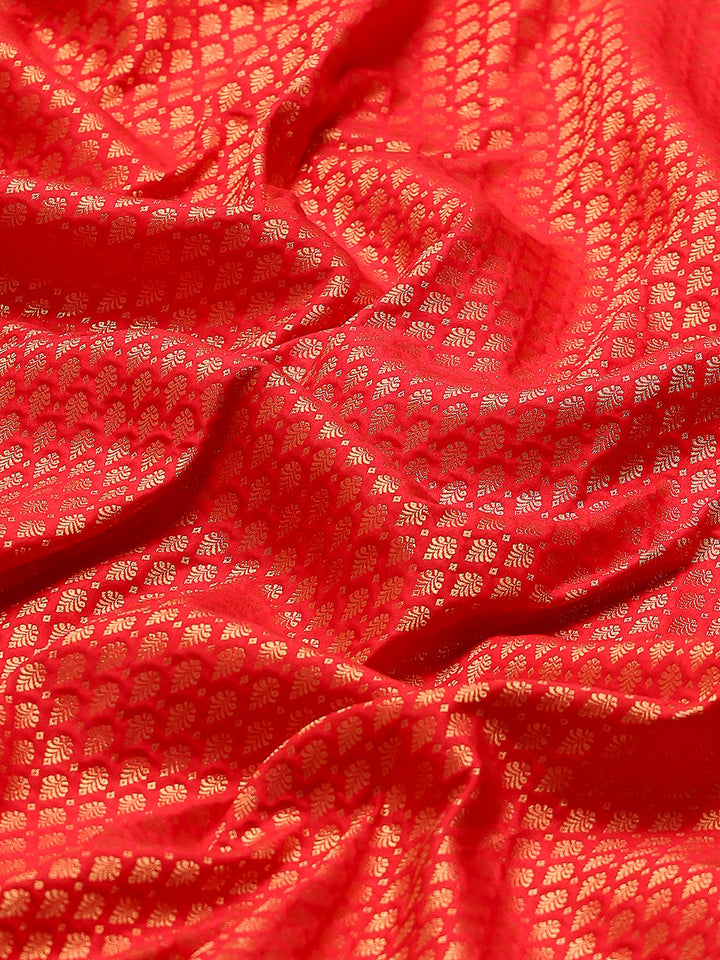 Zari Jaal Art Silk Woven Saree