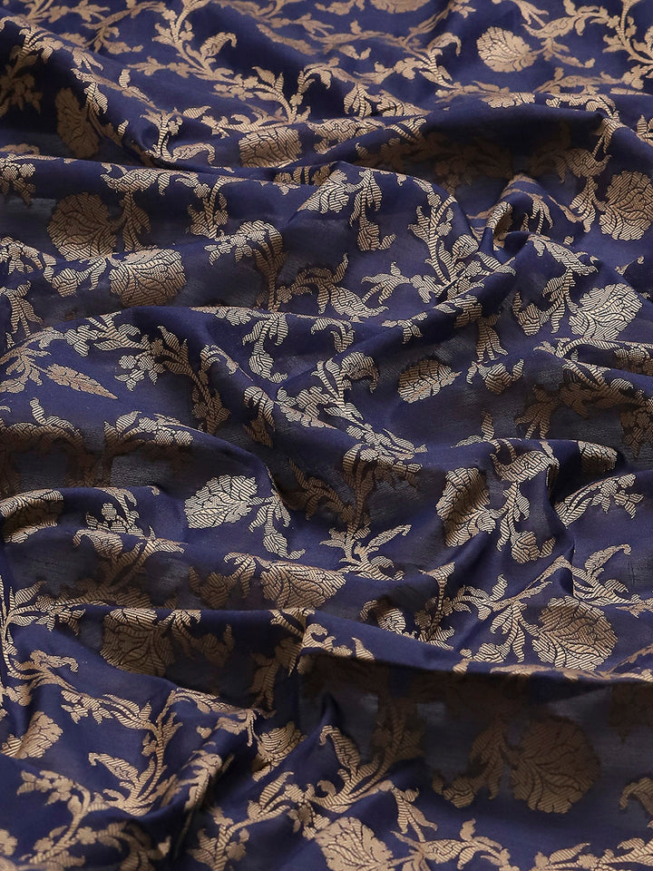 Resham Woven Design Cotton Blend Woven Saree