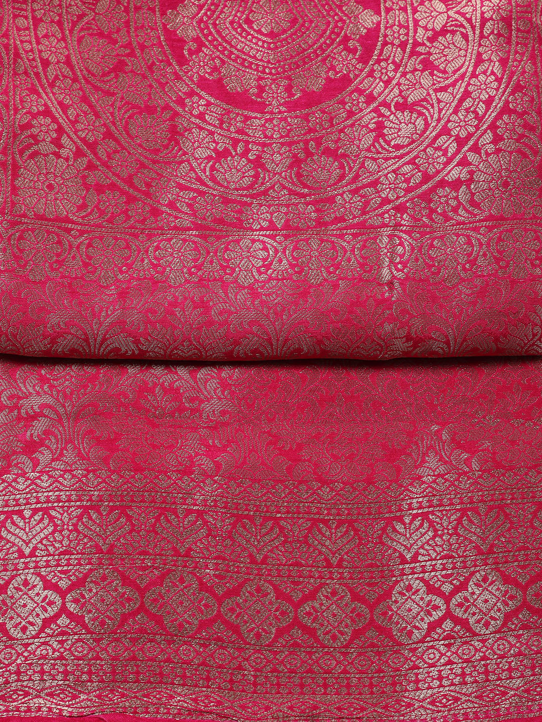 Embroidered Tissue Unstitched Suit With Pant &amp; Dupatta
