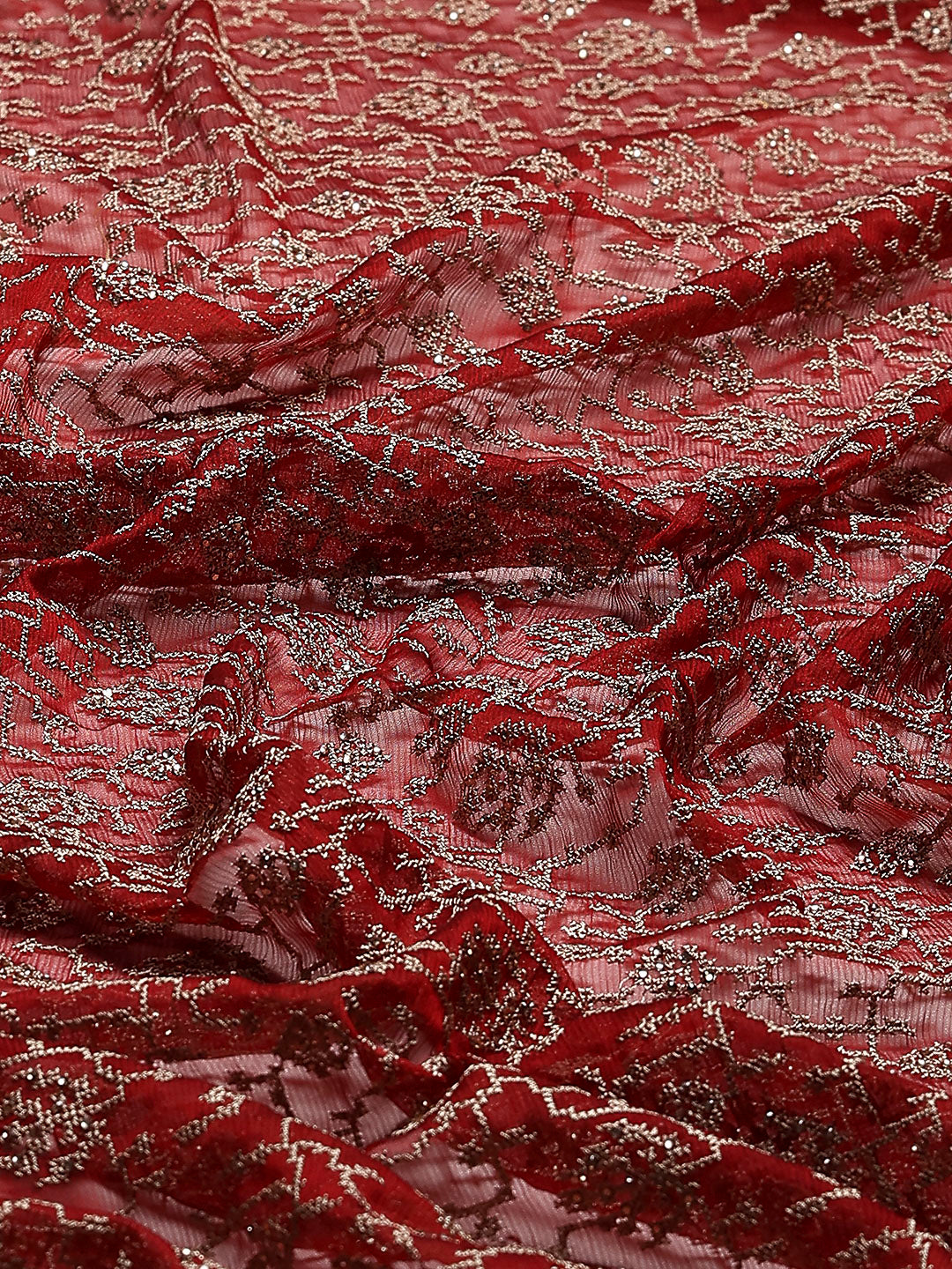 Embroidered Georgette Saree