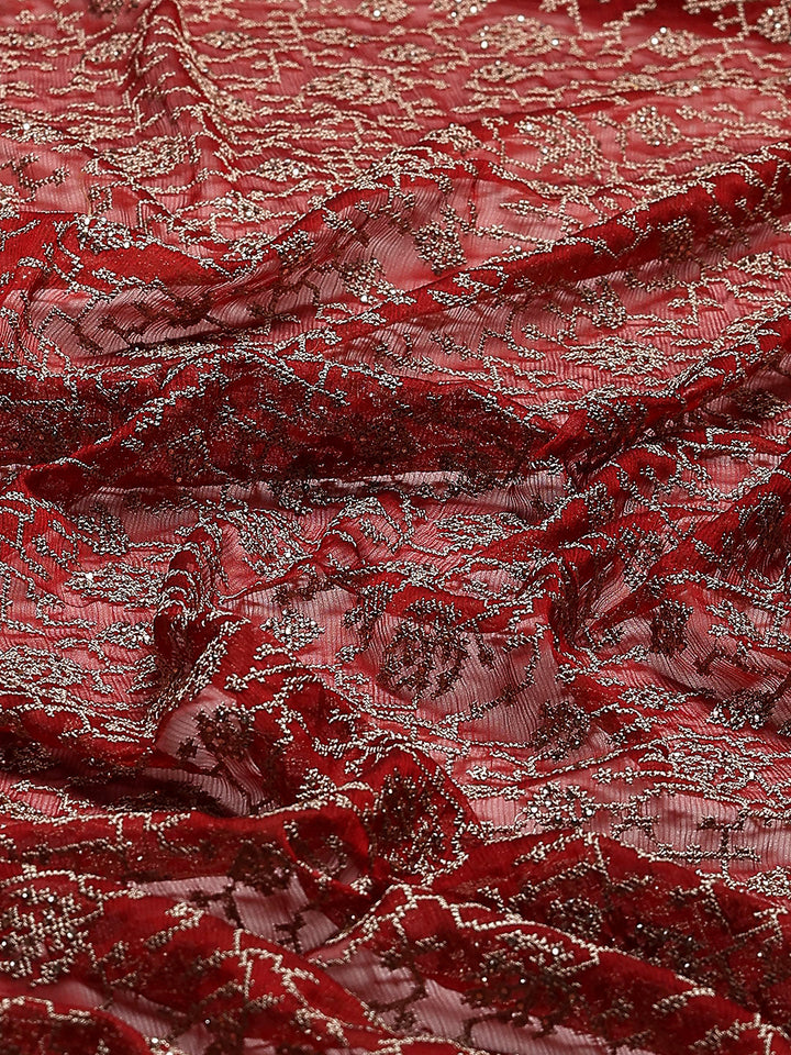 Embroidered Georgette Saree