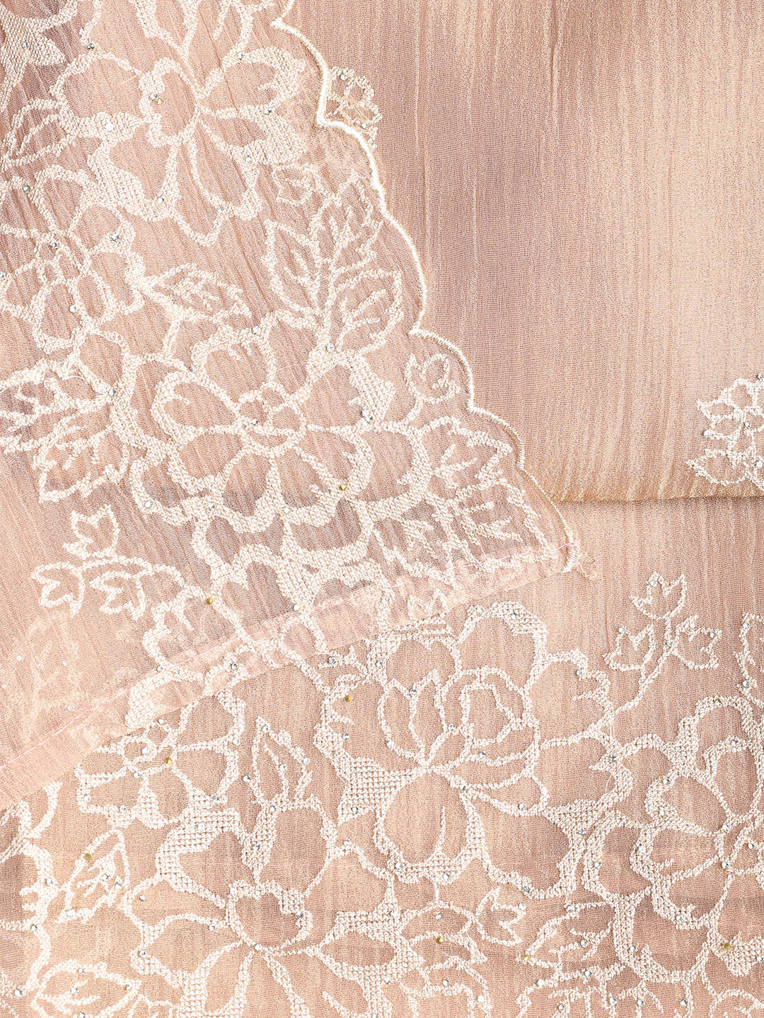 Embroidered Tissue Unstitched Suit With Dupatta