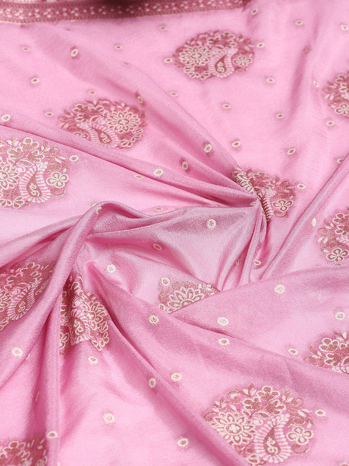 Zari Jaal Art Silk Woven Saree
