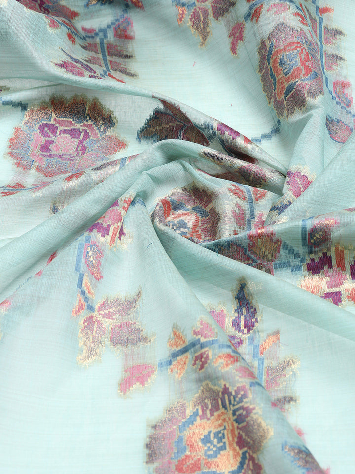 Zari Jaal Art Silk Woven Saree