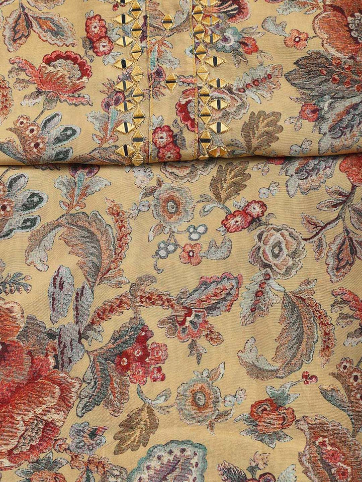 Printed Muslin Unstitched Suit Piece With Dupatta