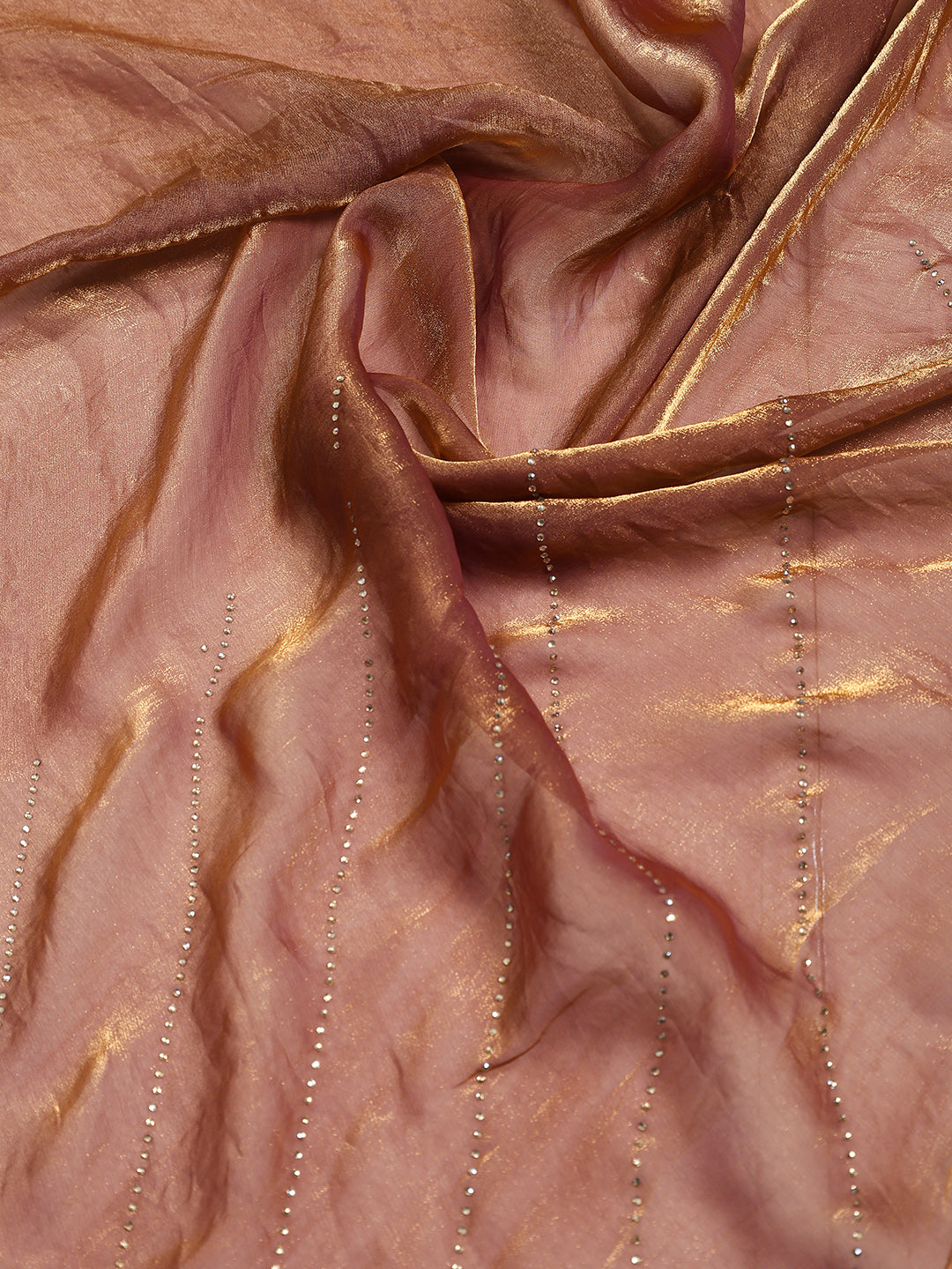 Stone Work Embellished Tissue Saree