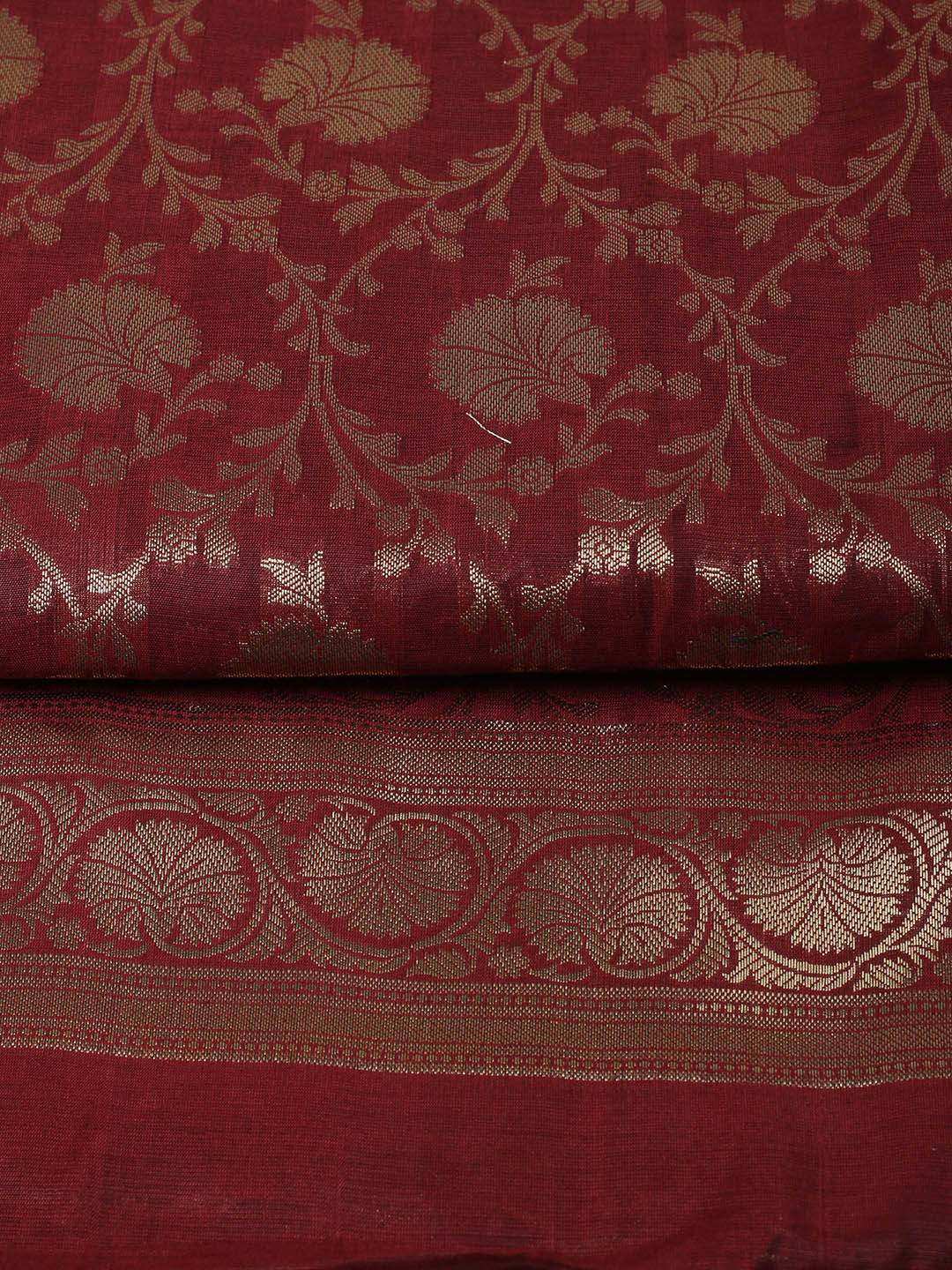 Woven Design Chanderi Unstitched Suit With Pant &amp; Dupatta