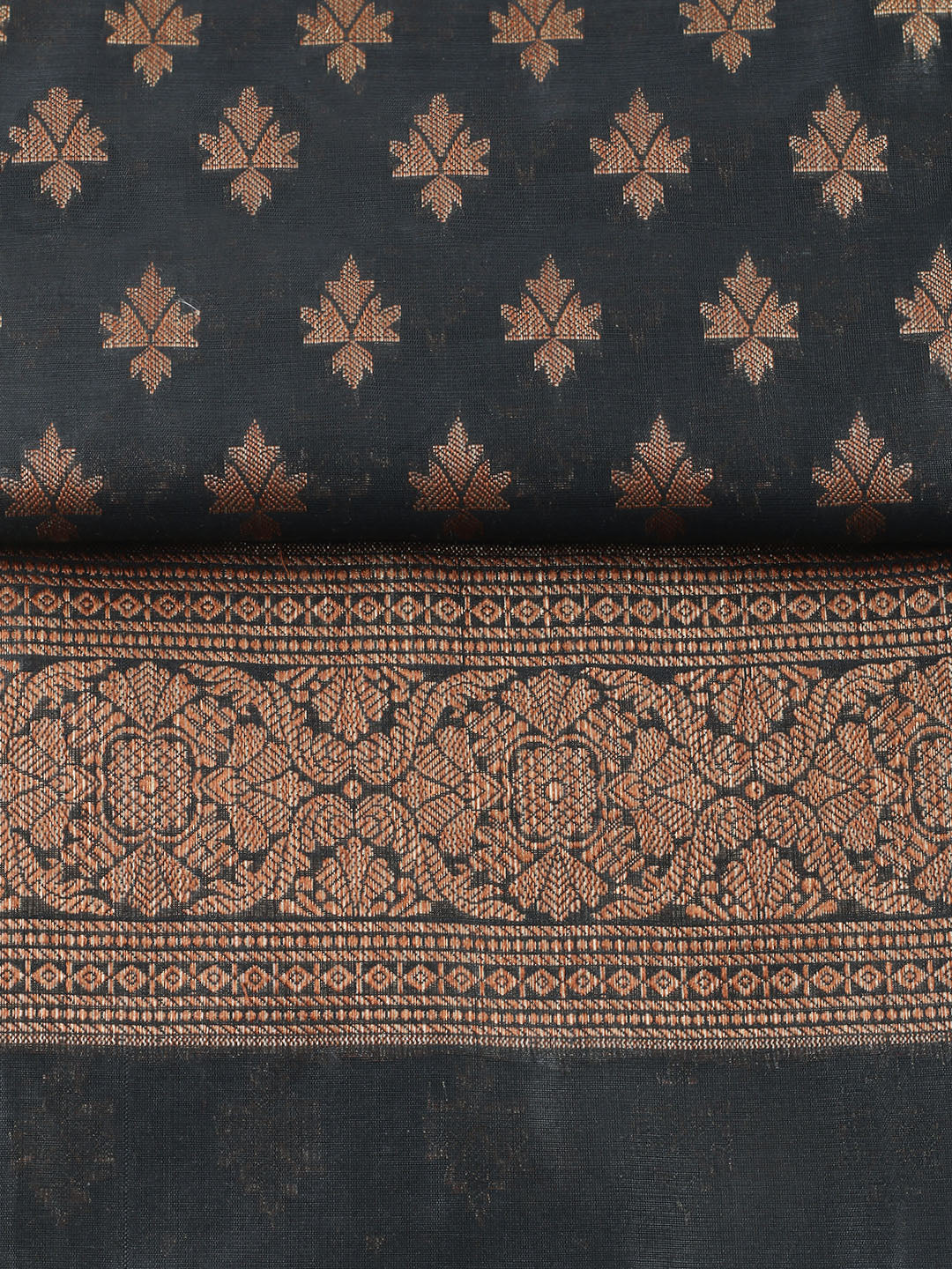 Banarasi Chanderi Unstitched Suit With Pant &amp; Dupatta