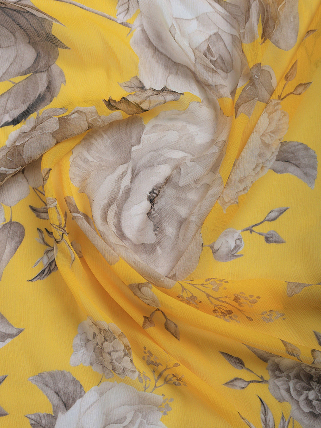 Digital Print Chiffon Saree