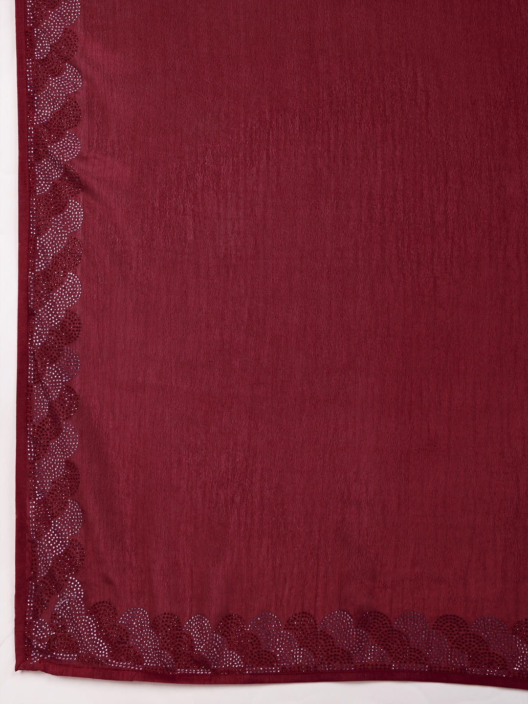 Embroidered Shaded Chinnon Saree