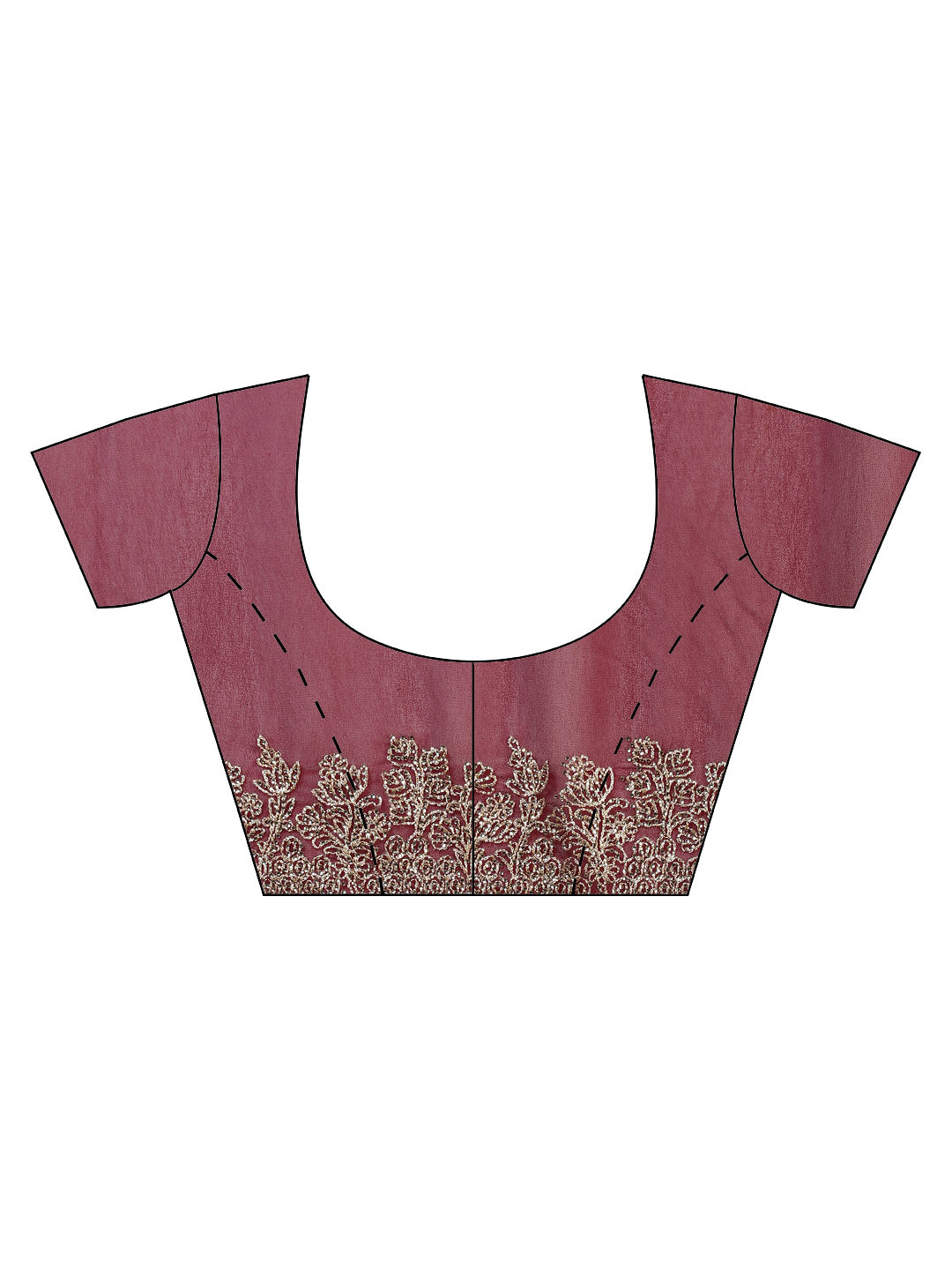 Zari Embroidered Georgette Saree