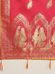 Banarasi Unstitched Choli With Lehenga & Dupatta