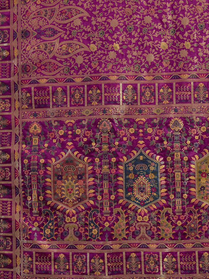 Woven Design Pashmina Saree