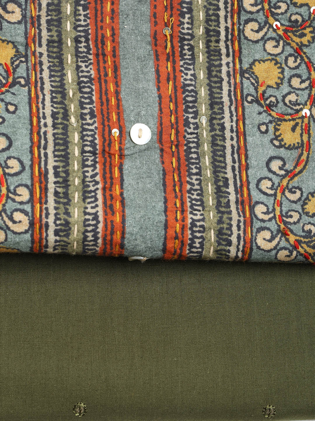 Printed Cotton Printed Unstitched Suit With Dupatta