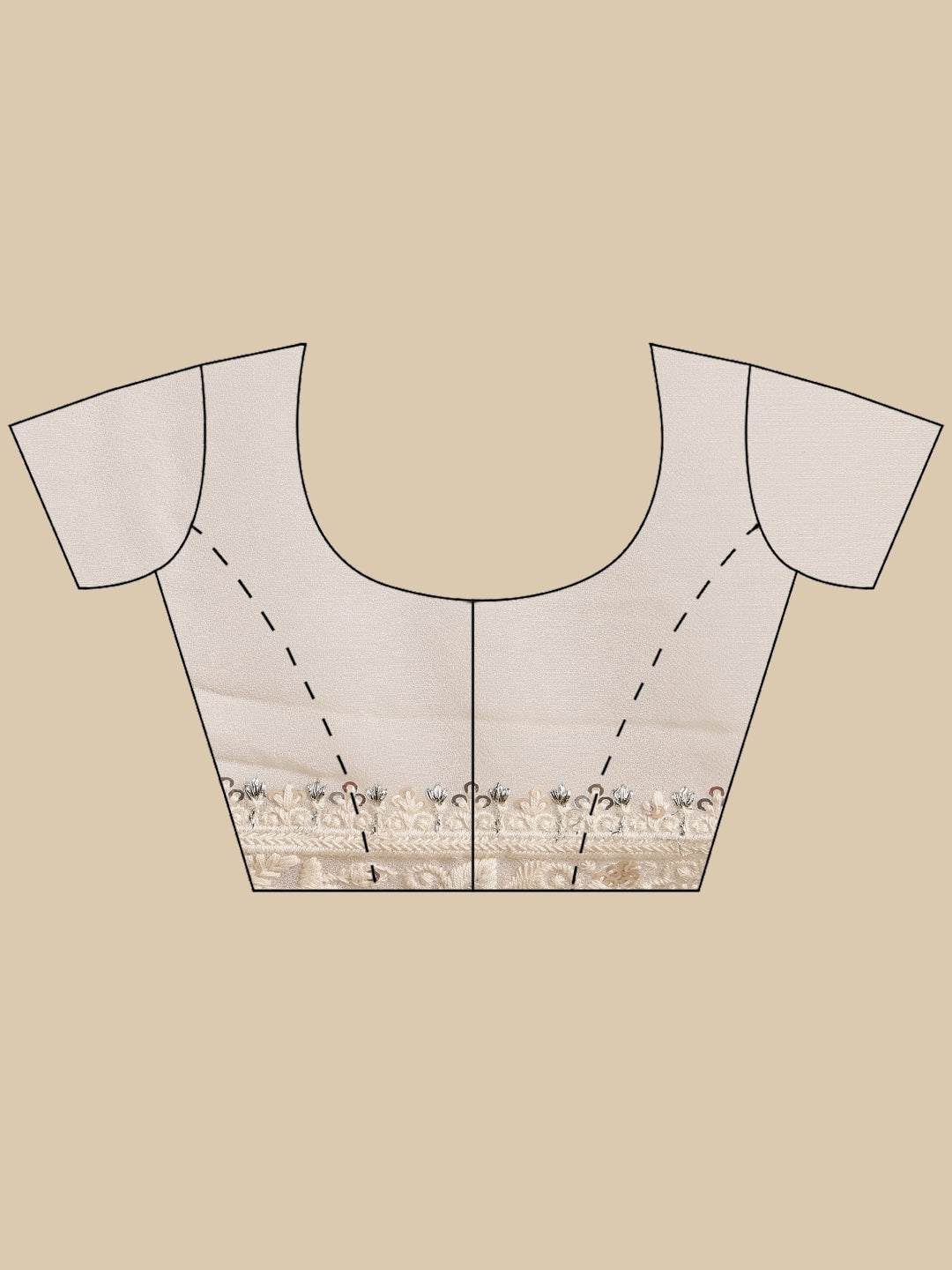 Embroidered Georgette Saree