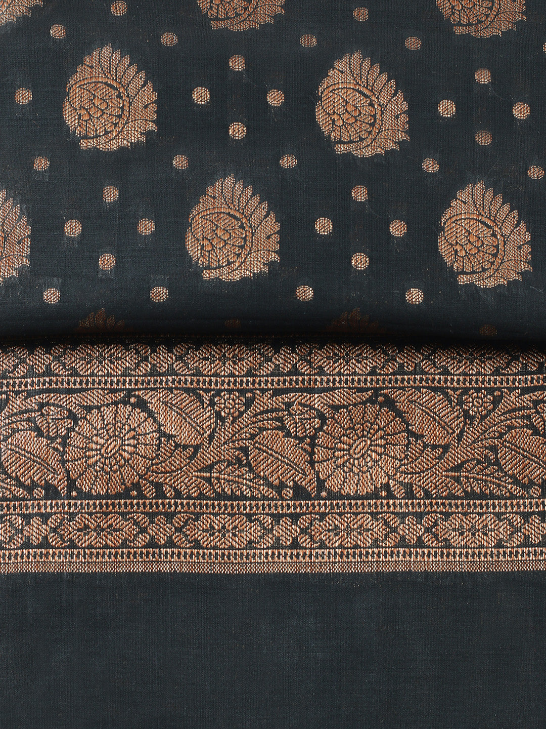 Banarasi Chanderi Unstitched Suit With Pant &amp; Dupatta
