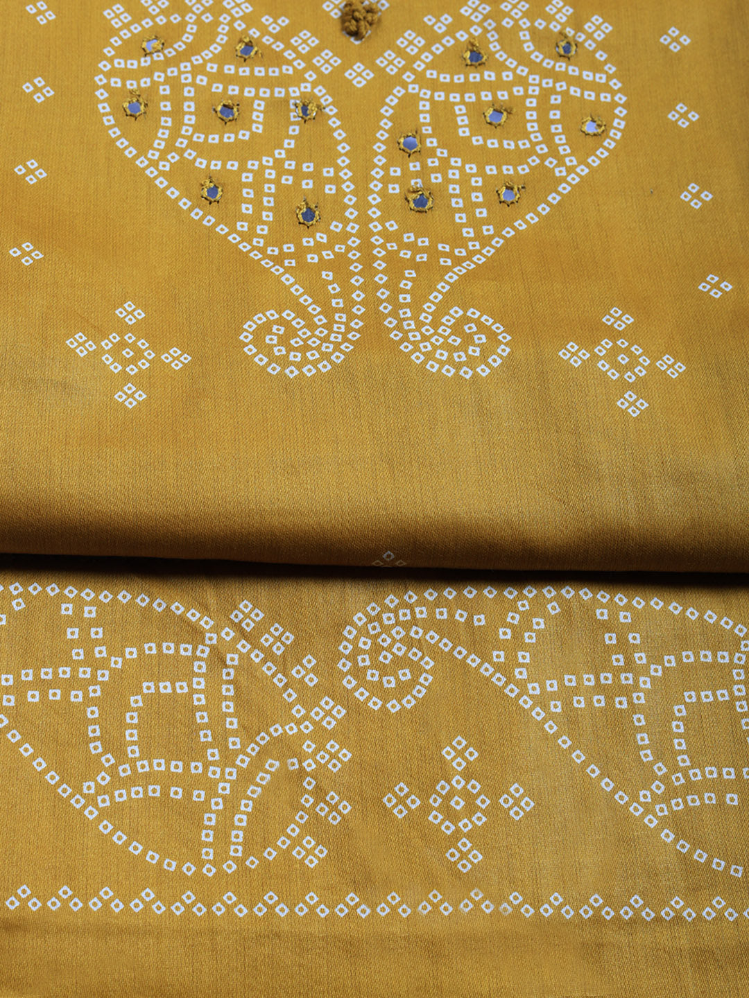Printed Cotton Blend Unstitched Suit With Pant &amp; Dupatta