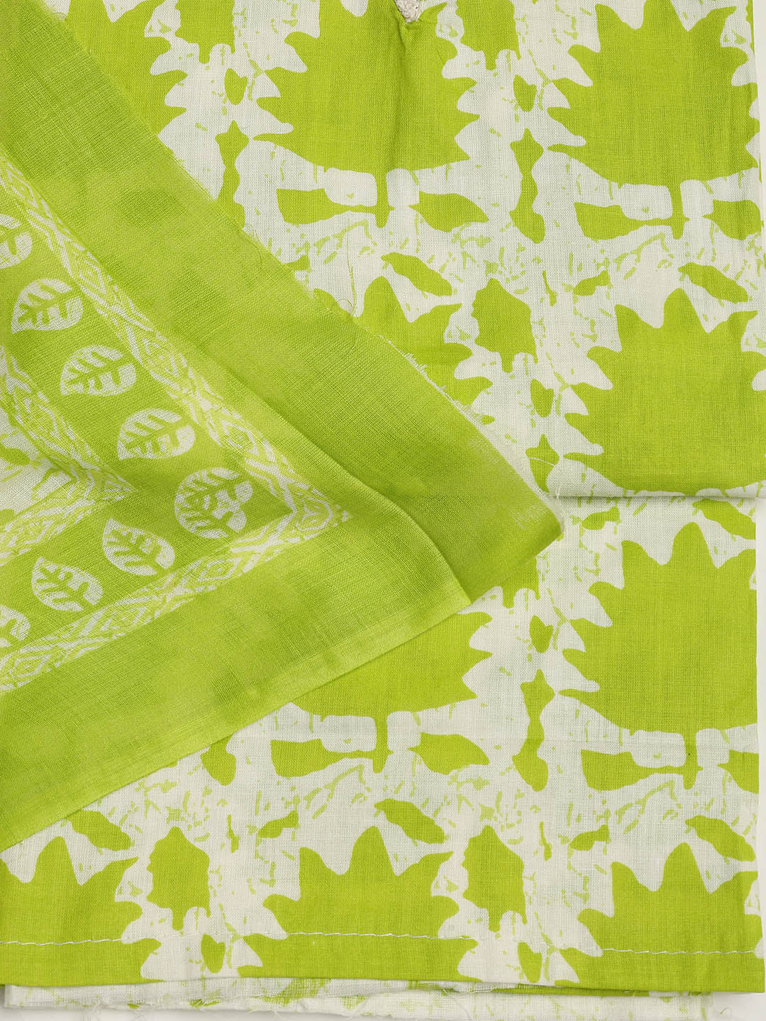 Printed Cotton Blend Unstitched Suit With Dupatta
