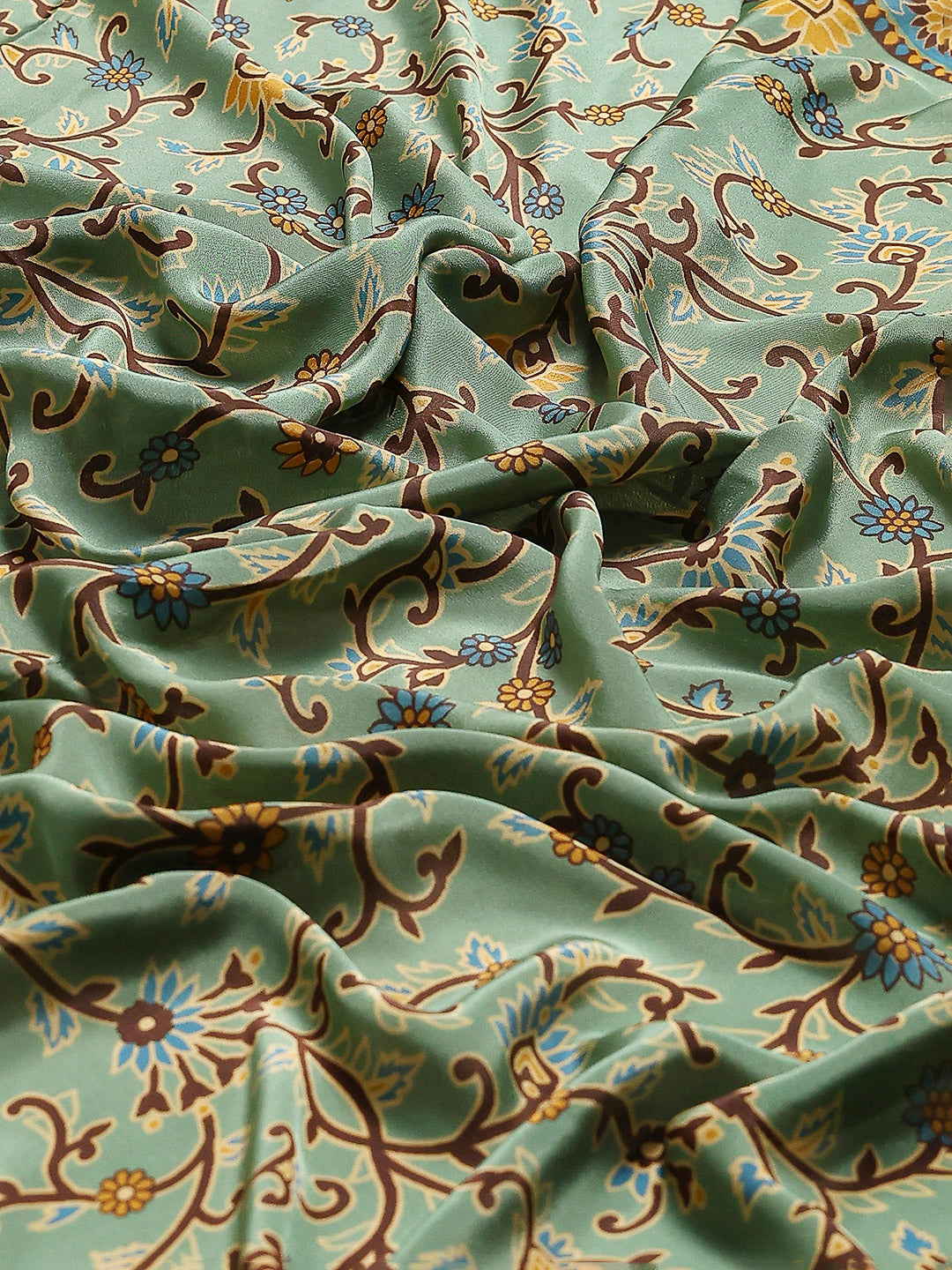 Digital Printed Crepe Saree