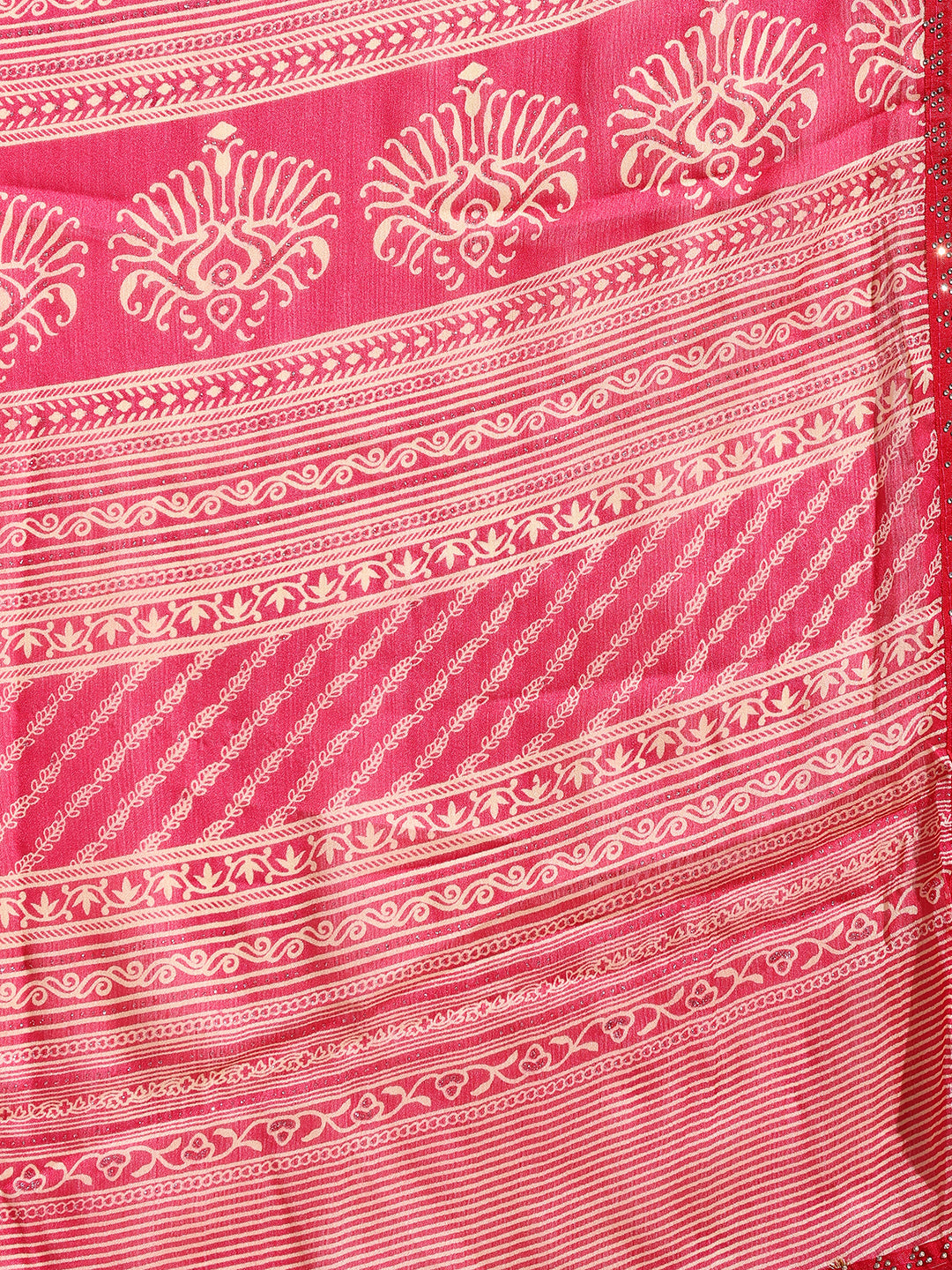 Floral Printed Georgette Saree