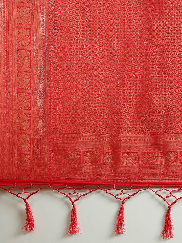 Plain Crepe Saree